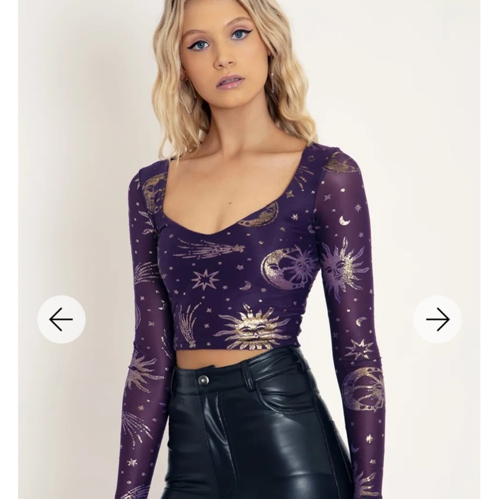 Sun and moon top XS